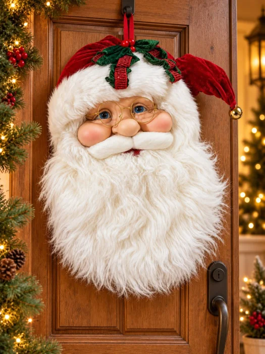 Cara de Papa Noel 60cm Navidad