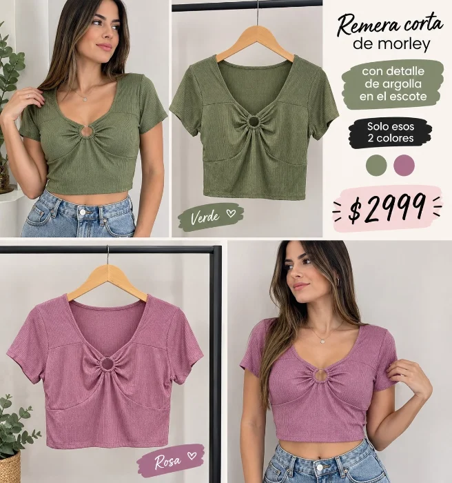 Remera Morley con Argolla