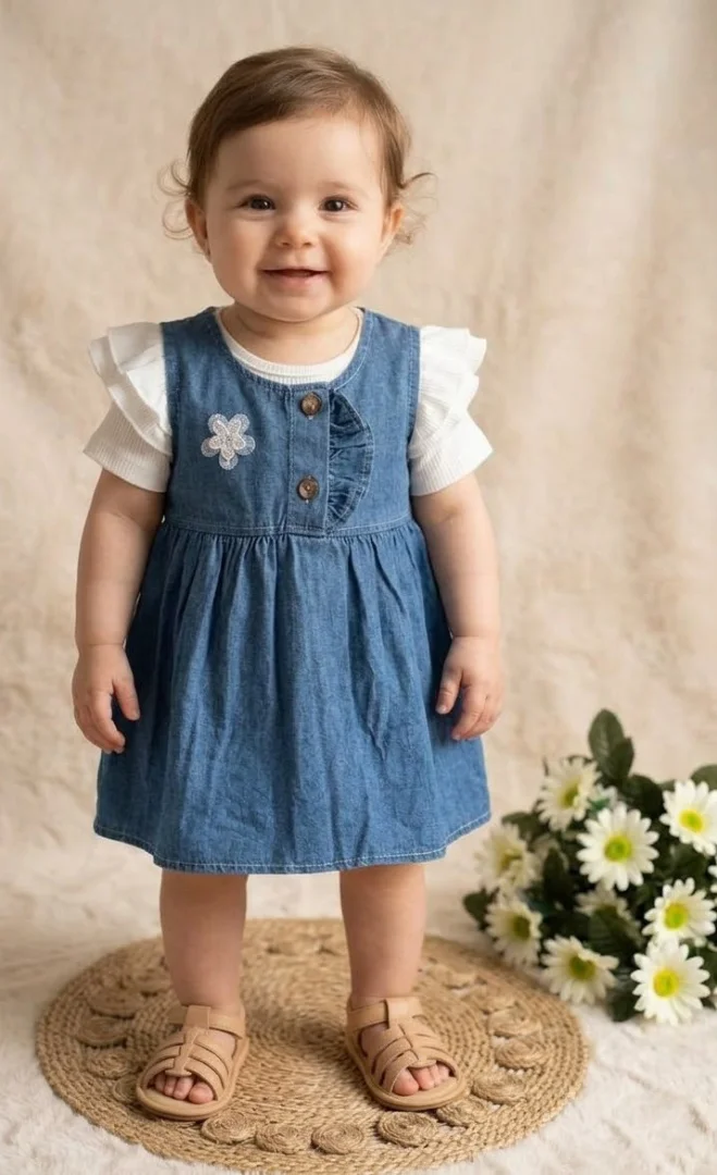 Vestidos con Flores Blancas - Imagen 1