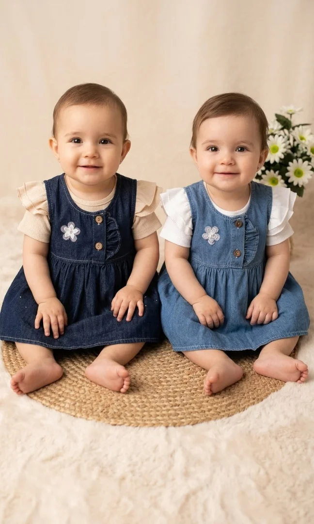 Vestidos con Flores Blancas - Imagen 3