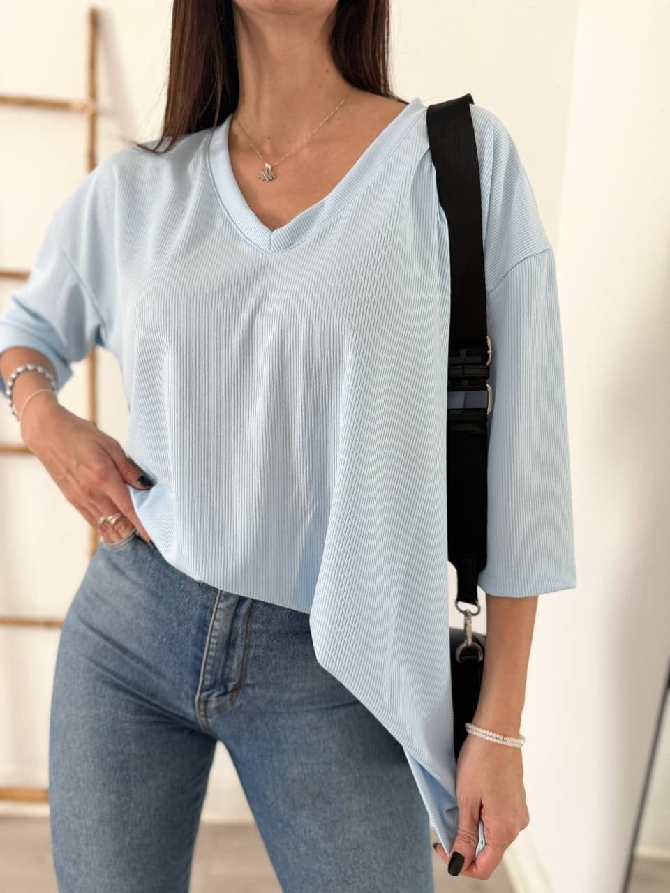Remeron 3/4 Cuello V - Imagen 5