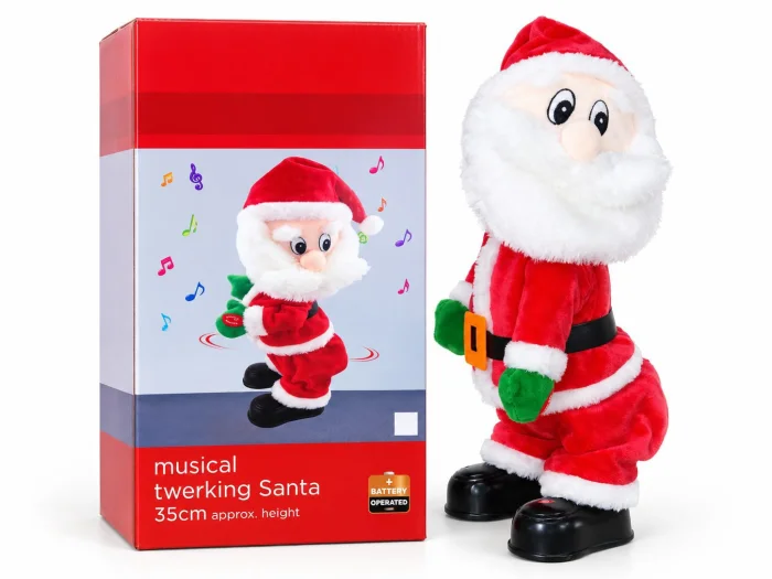 Papa Noel Navidad Movimiento y Sonido