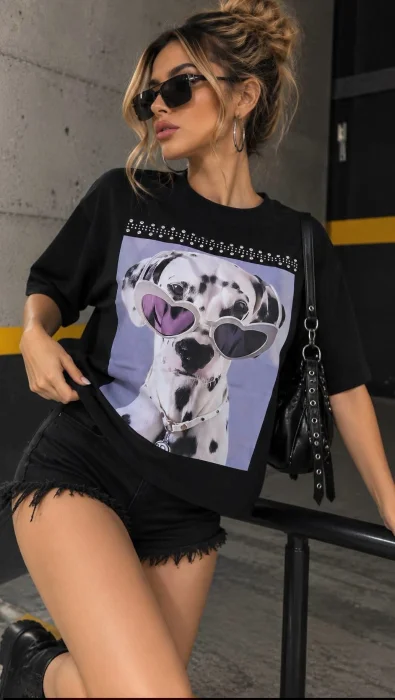Boxy Fit Estampado