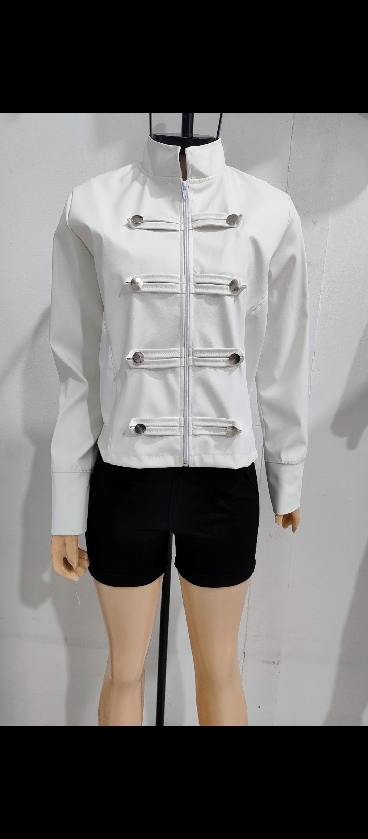 Chaqueta Napoleón Tendencia de Cuerina Liviana Primaveral Talle del 2 al 5 - Imagen 3