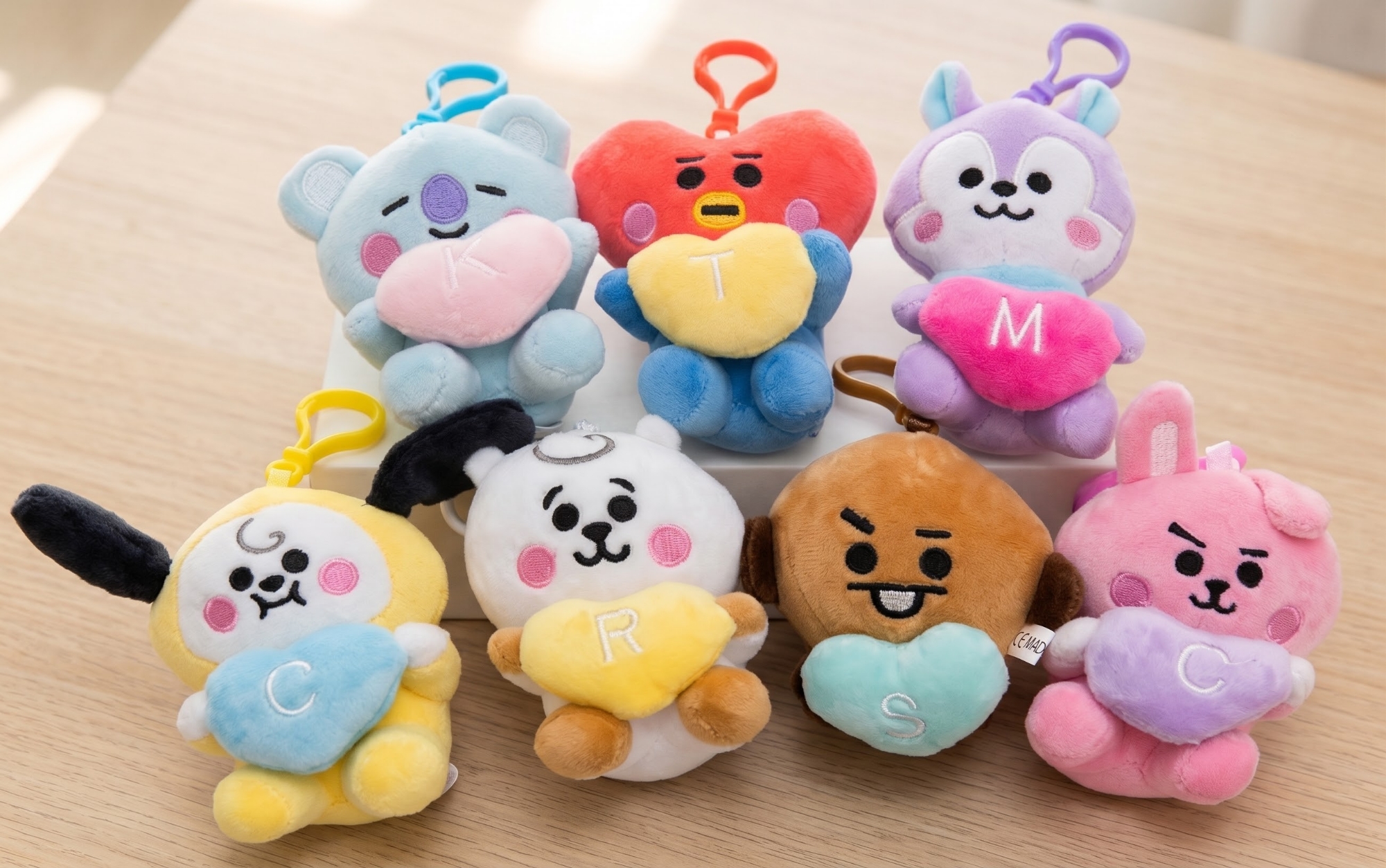Llavero Peluches Bt21, Bts, Miden 10cm Aproximadamente, Kpop - Imagen 1