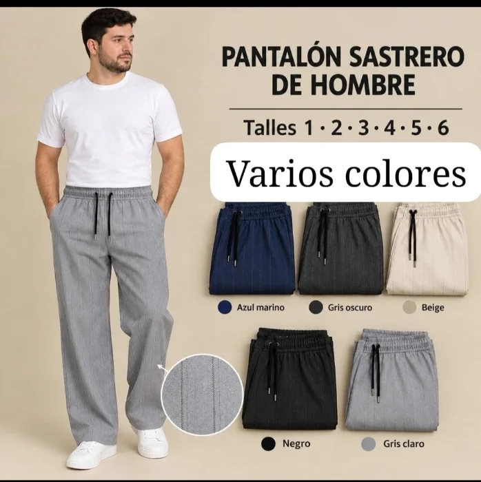Pantalon Sastrero Hombre