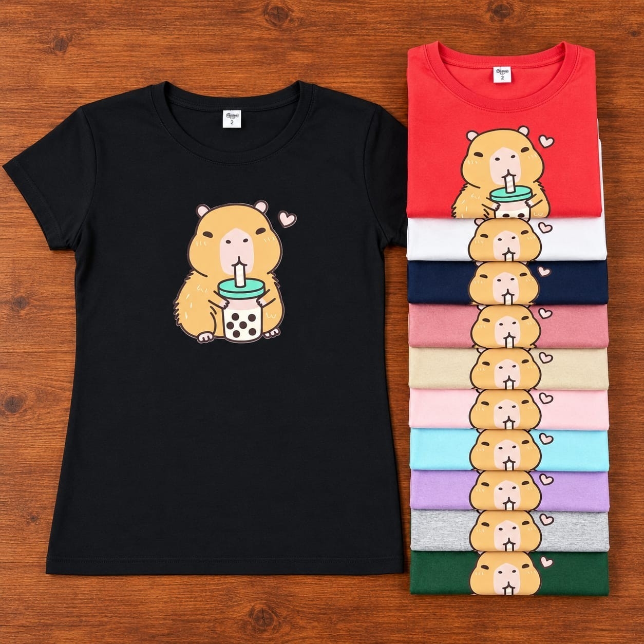 Curva de 5 Remeras de Mujer - Imagen 6
