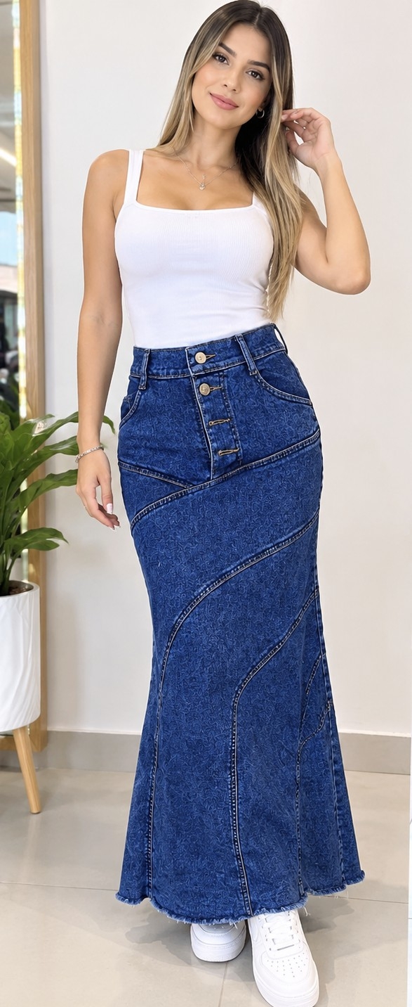 Pollera Jeans - Imagen 3