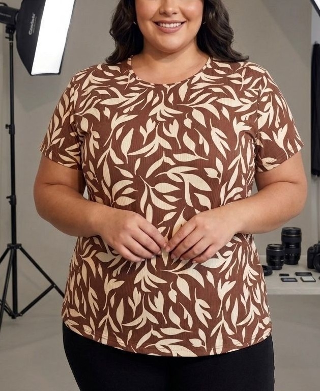 Remeras de Morley Estampado Viscosa Elastizadas - Imagen 3