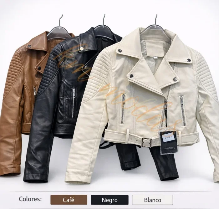 Chaqueta Ecocuero Importado