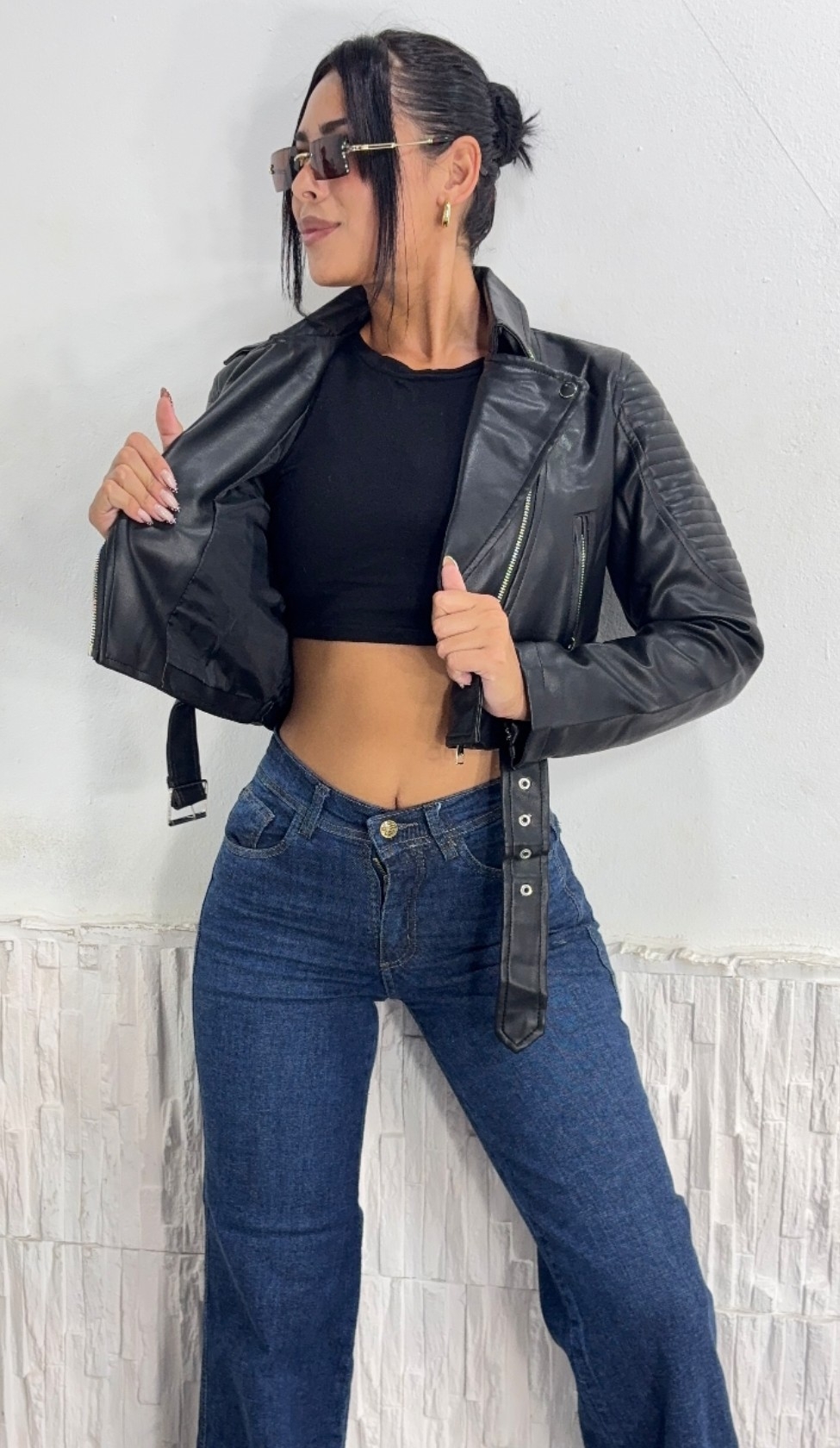 Chaqueta Ecocuero Importado - Imagen 3