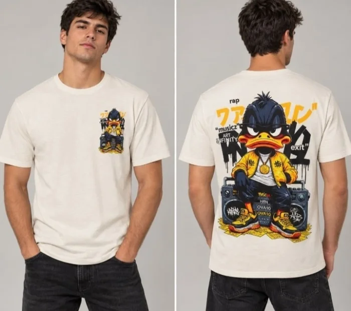 Remera Doble Estámpa