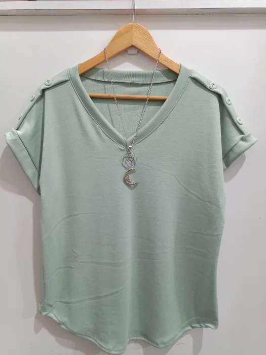 Remera Botones