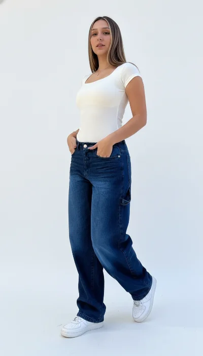 Jean Baggy Azul Profundo Localizado Art 150