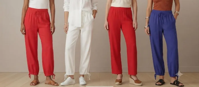 Pantalón Lienso Cintura Ancha 10374