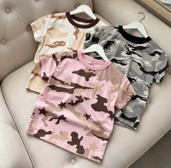 Remeras Camufladas 2 al 6 (algodón Peinada)