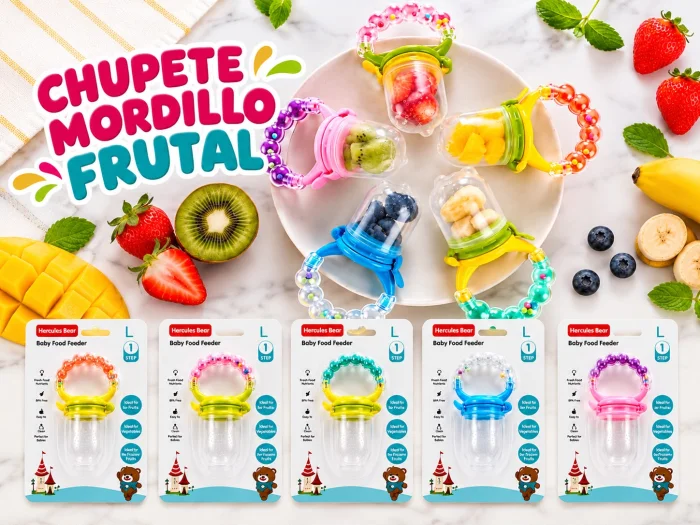 Chupete para Fruta con Sonajero Analia Babies Hermosos Diseños