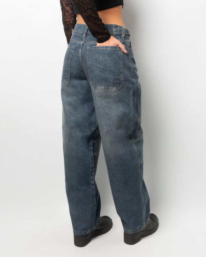 Baggy Jeans Barrel Largo con Regulador - Imagen 3