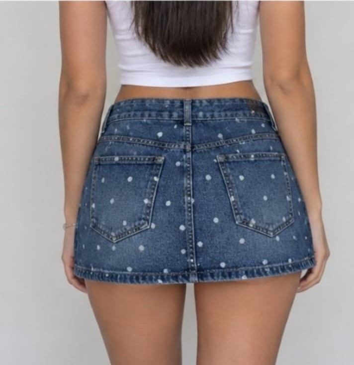 Short Pollera  con Lunares - Imagen 2