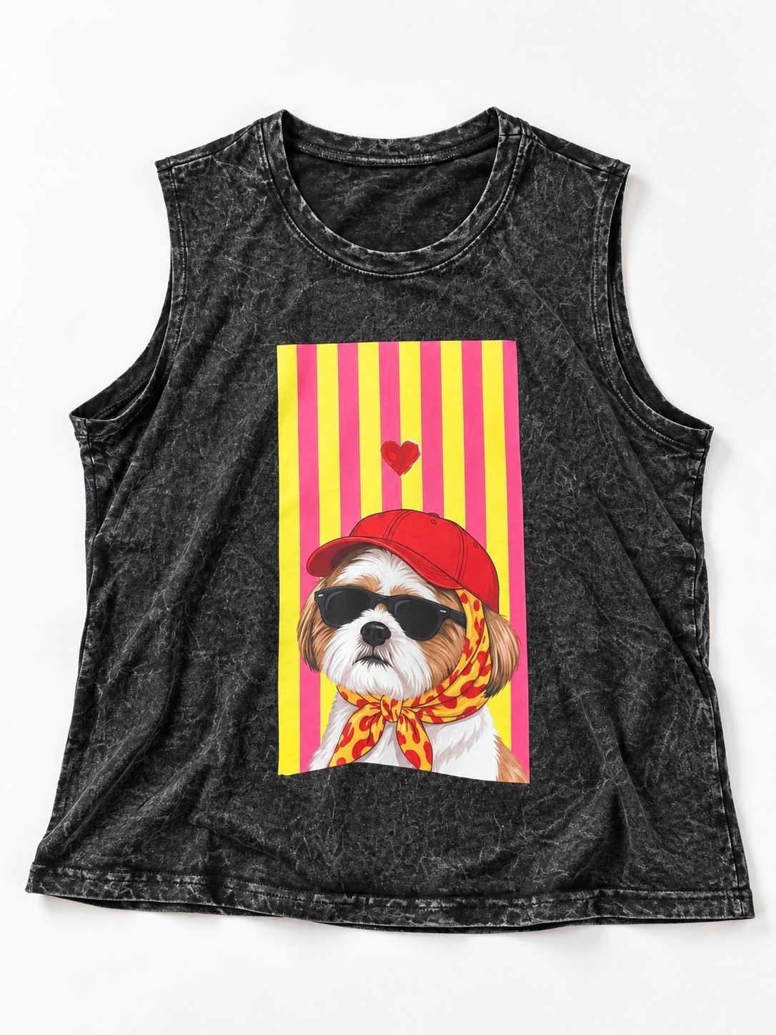 Remeras sin Mangas Batik Estampada - Imagen 2