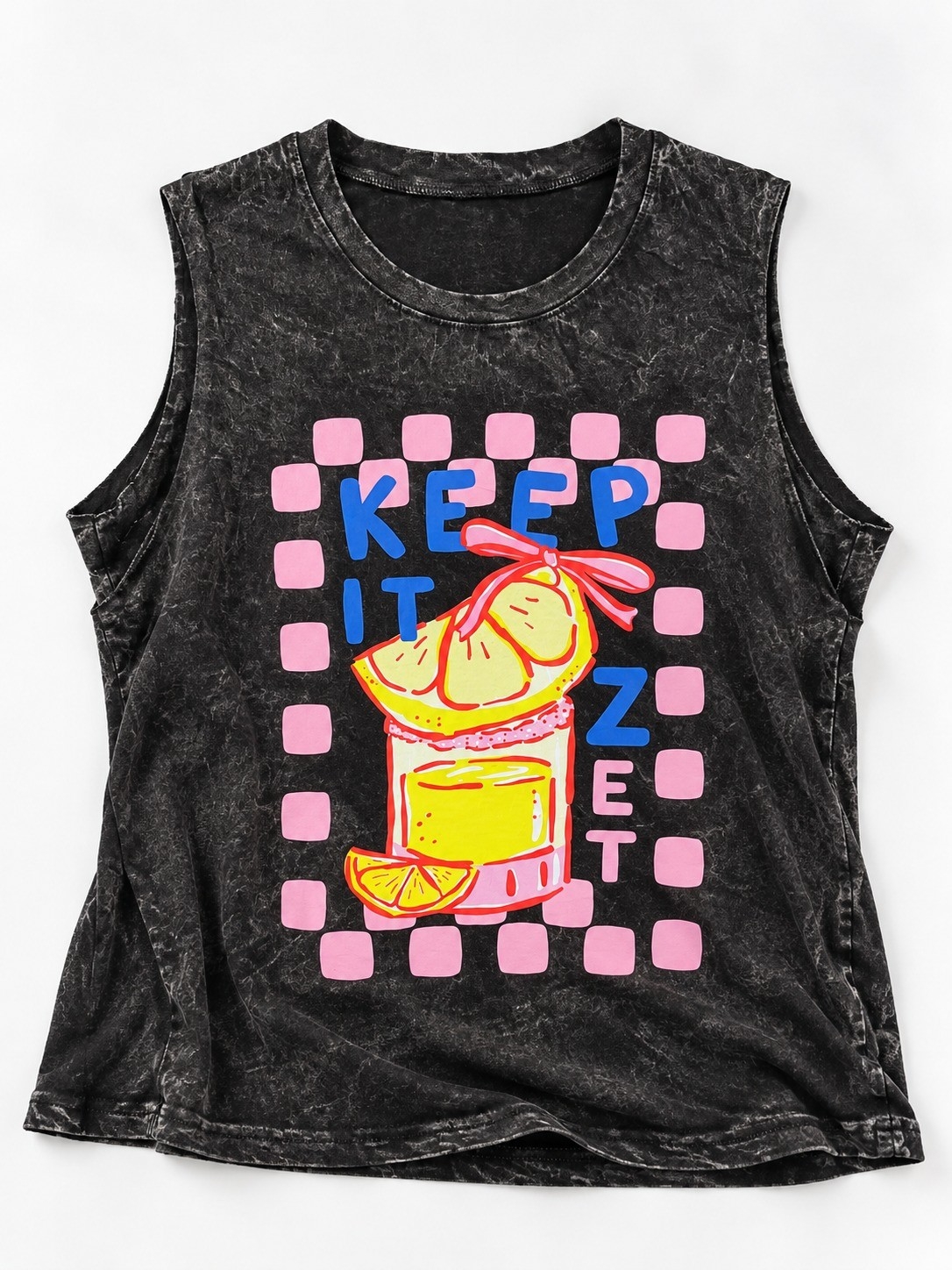 Remeras sin Mangas Batik Estampada - Imagen 3