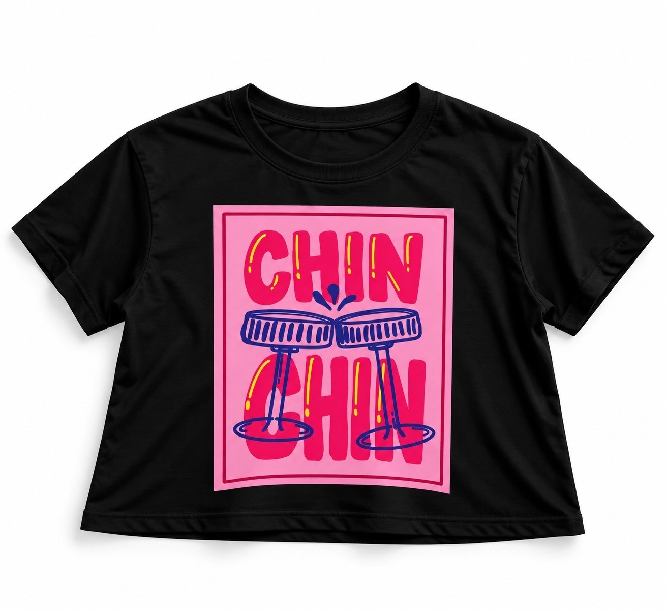 Remera Crop Estampado - Imagen 2