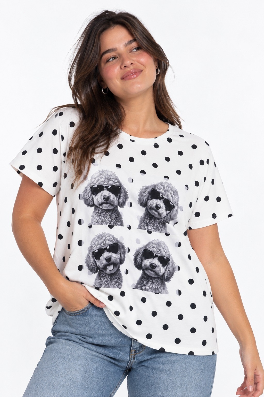 Remera Lunares Estampadas - Imagen 3