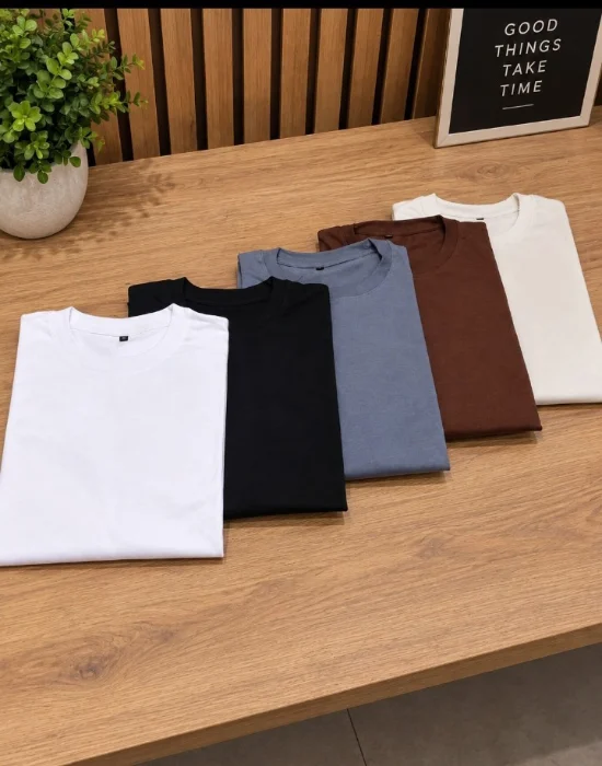 Remeras Lizas Jersey Peinado Premium No Achican Súper Cómodas