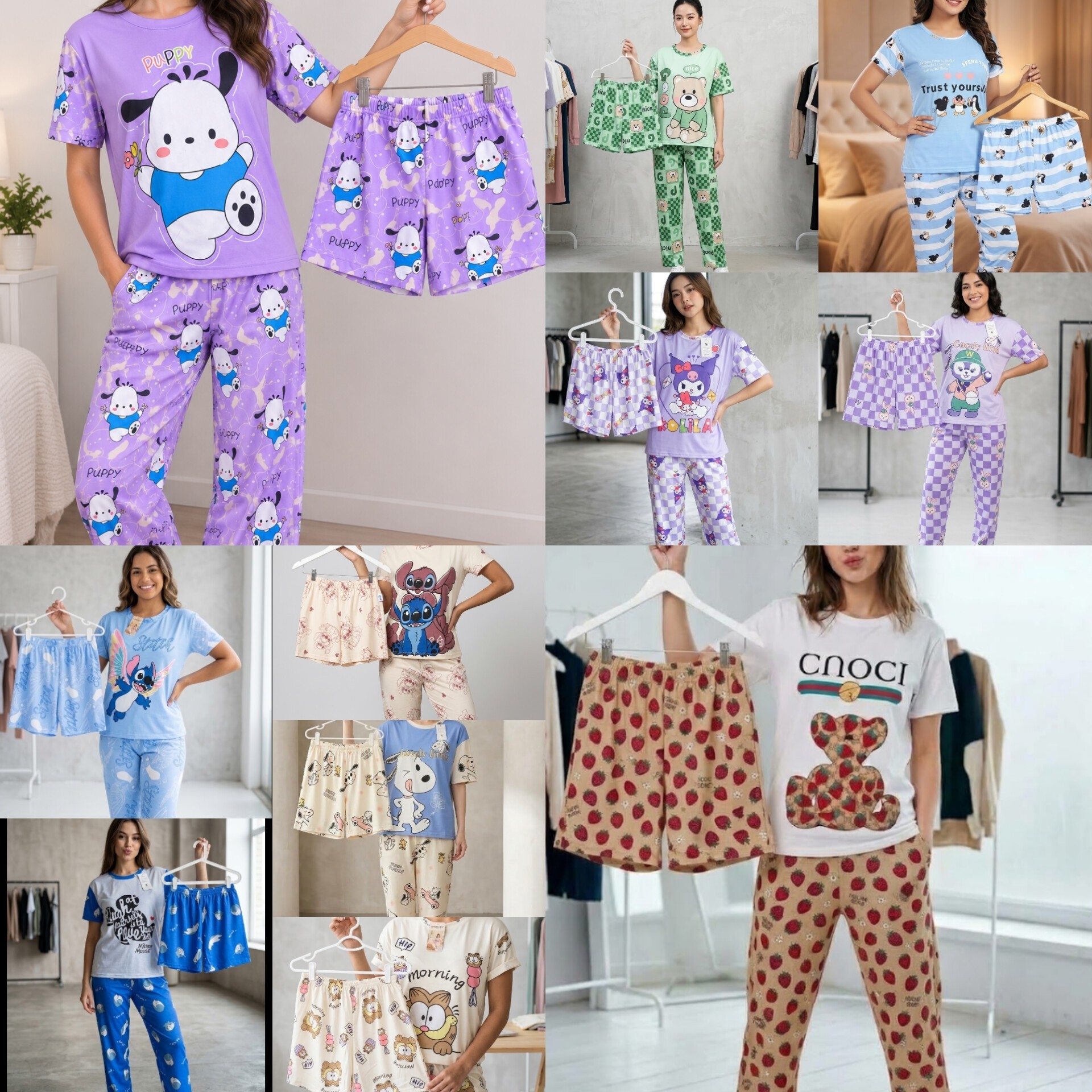 Docena Pijamas de Dama 3 Piezas $88.500 - Imagen 2