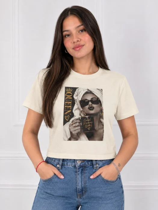 Crop Tom  con Estampa