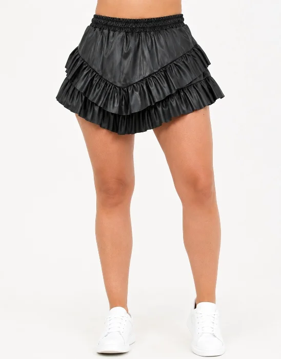 Short Pollera Volado Engomado