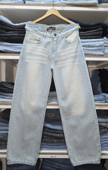 Jeans Baggy Liso Oxido Big Pardo