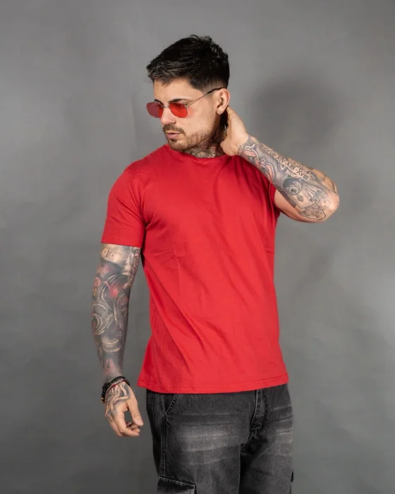 Remeras Basica Roja
