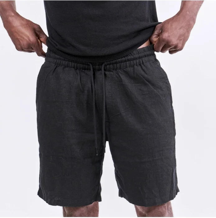Short de Lino Premium con Spandex para Caballeros Talles del 2 al 6