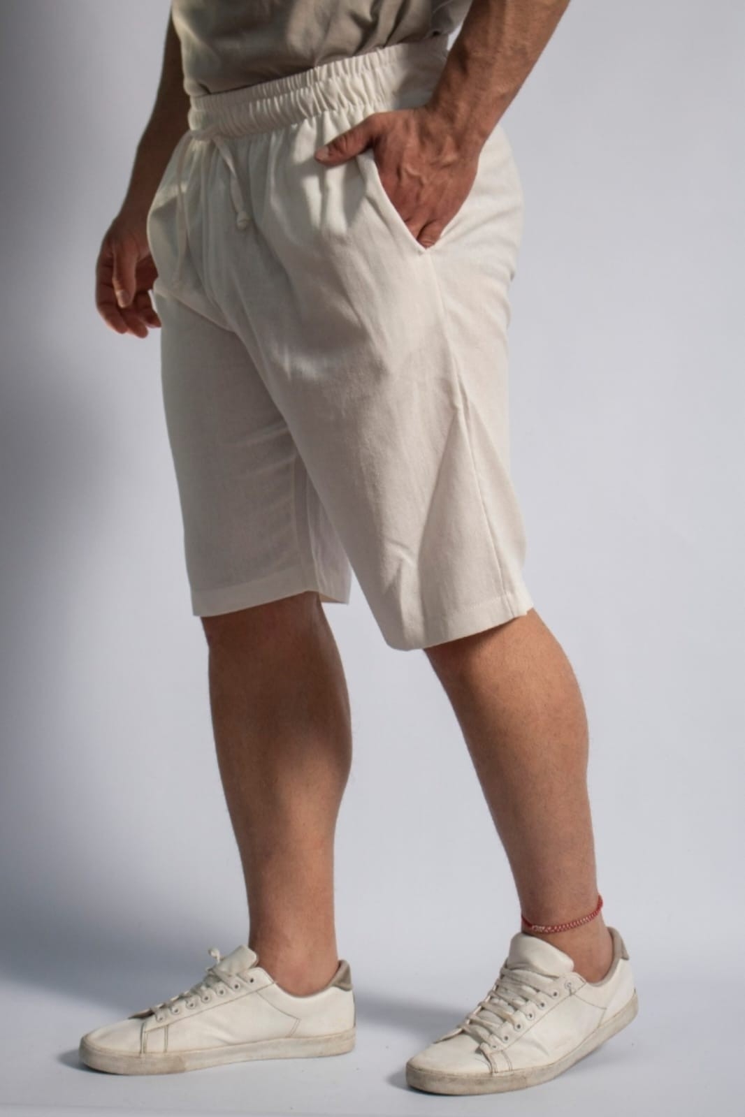 Short de Lino Premium con Spandex para Caballeros Talles del 2 al 6 - Imagen 2