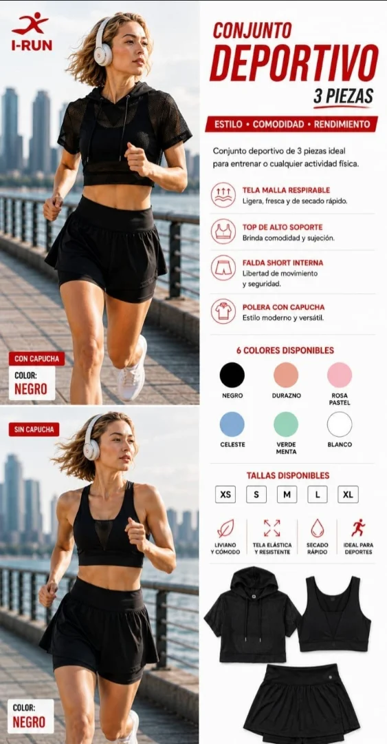Conjunto I-run Premium 3p - Imagen 1