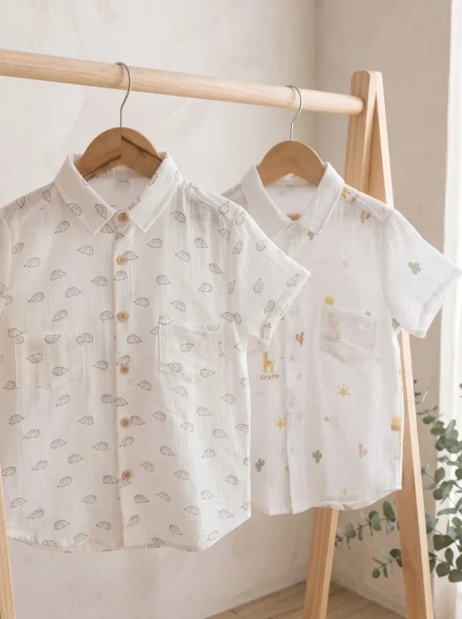 Camisa Coton Bebe 2a5
