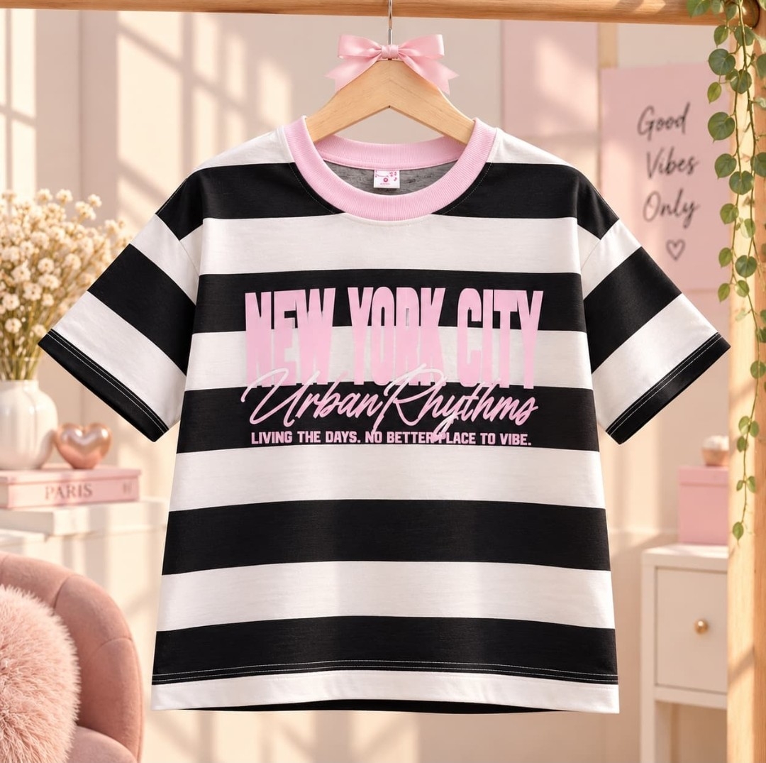 Remera Rayada de Nena New York - Imagen 3