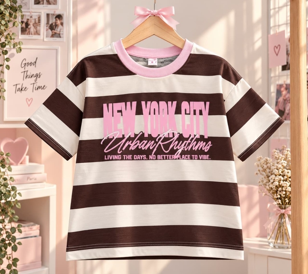 Remera Rayada de Nena New York - Imagen 4