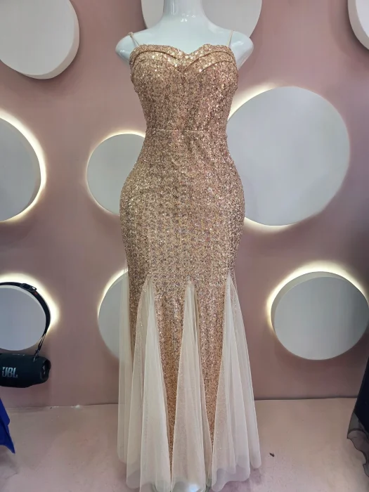 Vestido Lentejuelas Sirena
