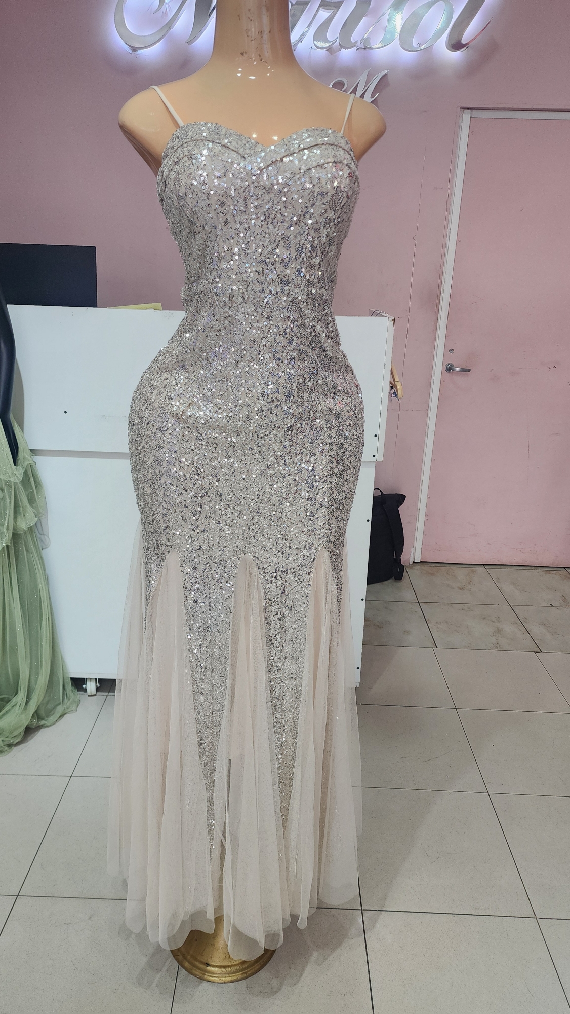 Vestido Lentejuelas Sirena - Imagen 4