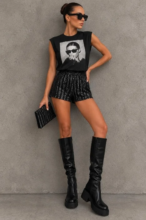 Short Lentejuelas