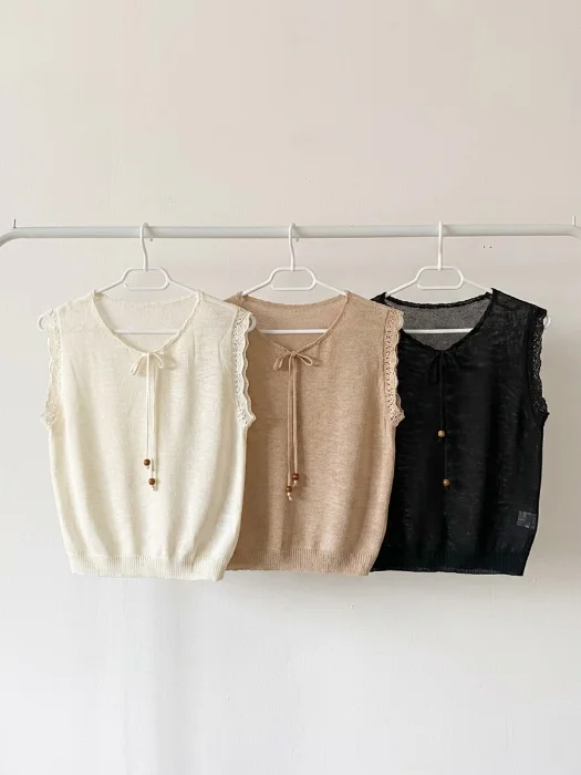 Musculosa Tejida Hilo Importada