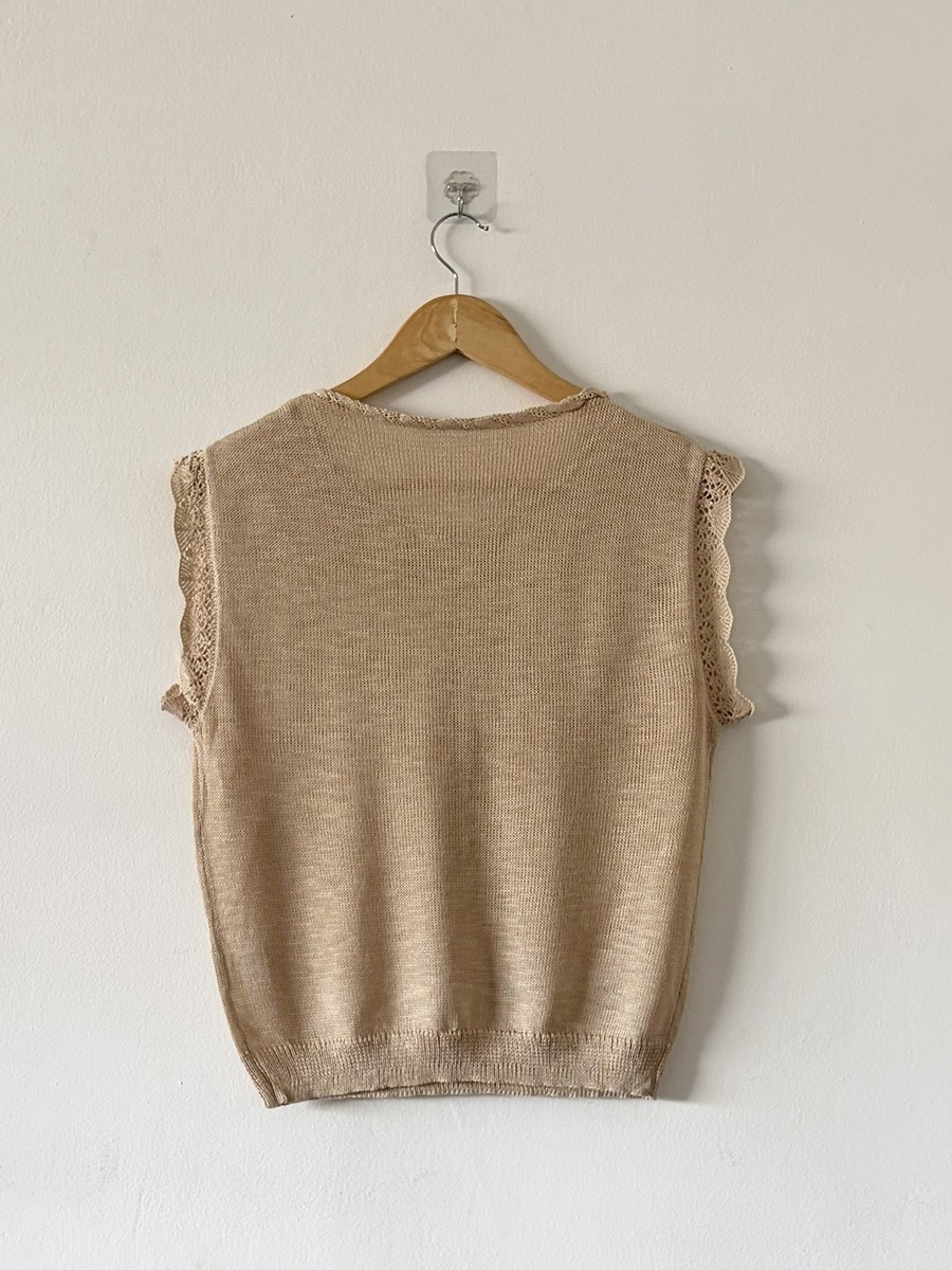 Musculosa Tejida Hilo Importada - Imagen 3