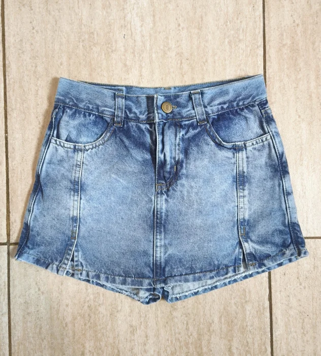 Short Pollera Nena C/tajos