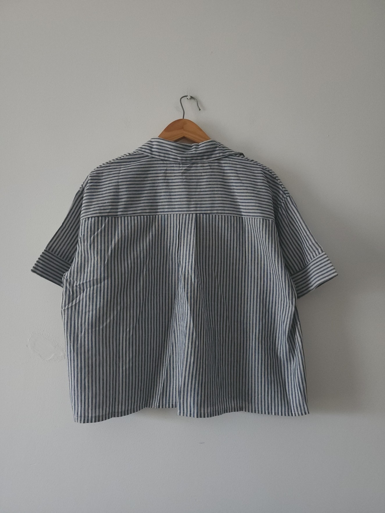 Musculosa Rayada Oversize Lurex Tipo Zara Importada - Imagen 3