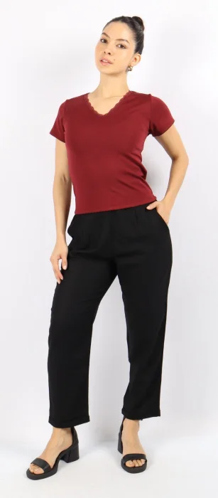 Pantalón Recto Lino Sastrero