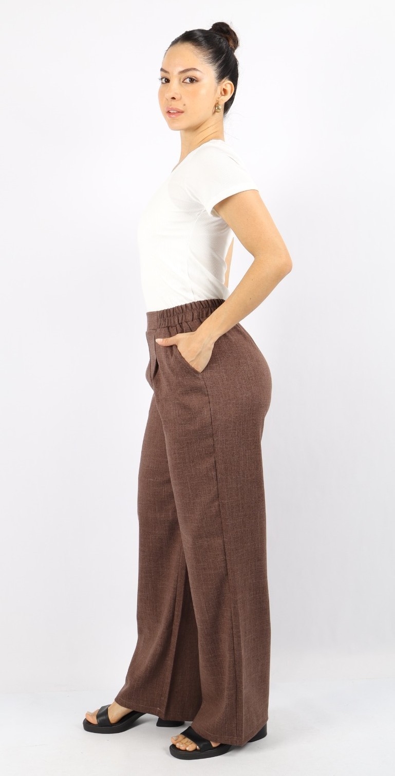 Pantalón Palazo Lino Sastrero - Imagen 2