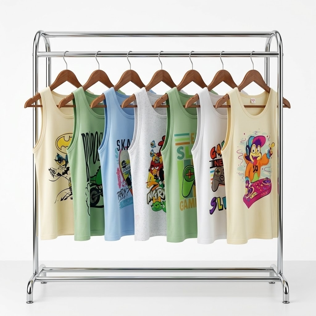 Musculosa Clásica Algodón y Poliester Nene - Imagen 2