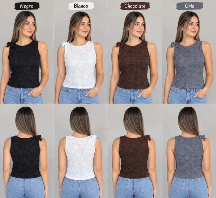 Remera Encaje Tul